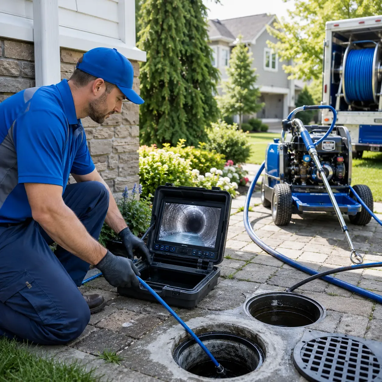 Outdoor drain cleaning professionals serving Cement City, MI