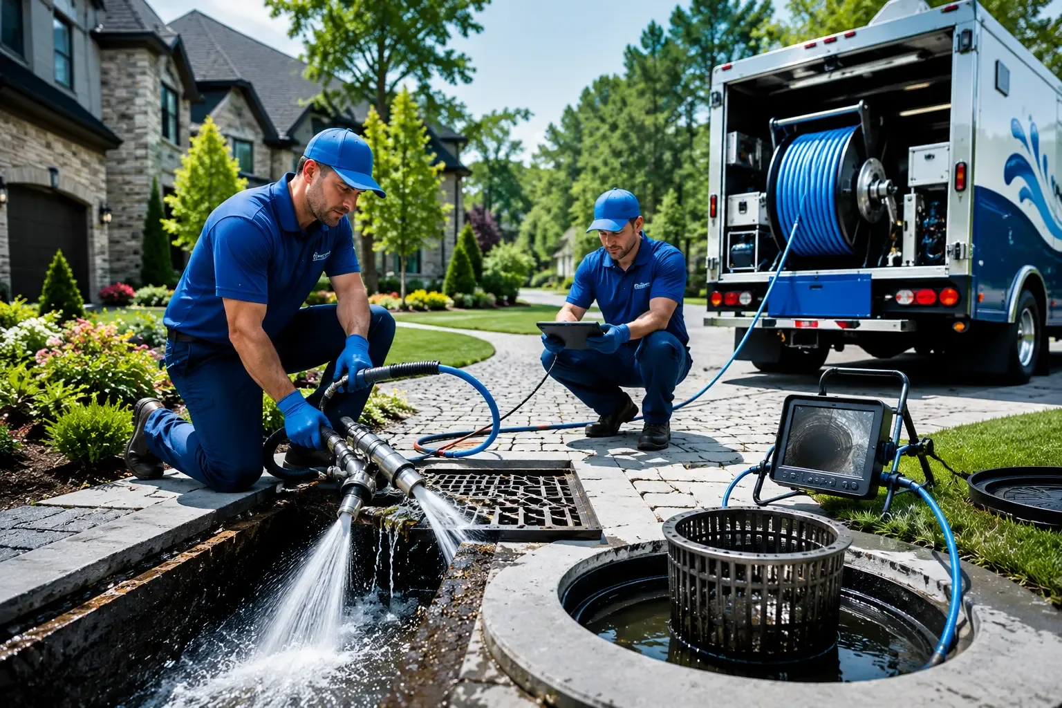 Local outdoor drain cleaning professionals in Cement City, MI