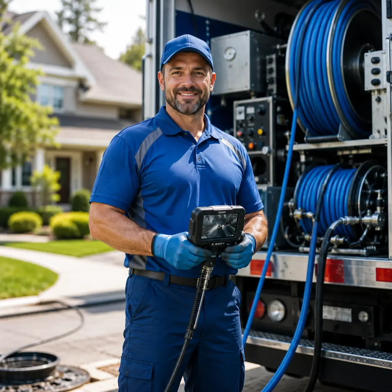 Local outdoor drain cleaning specialists in Cement City, MI